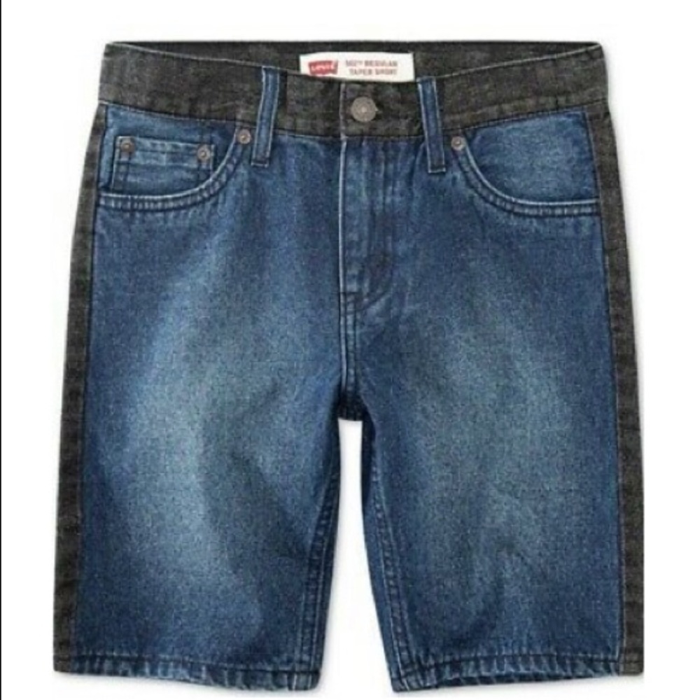 Levis 502 Taper Colorblocked Jean Shorts sz 20